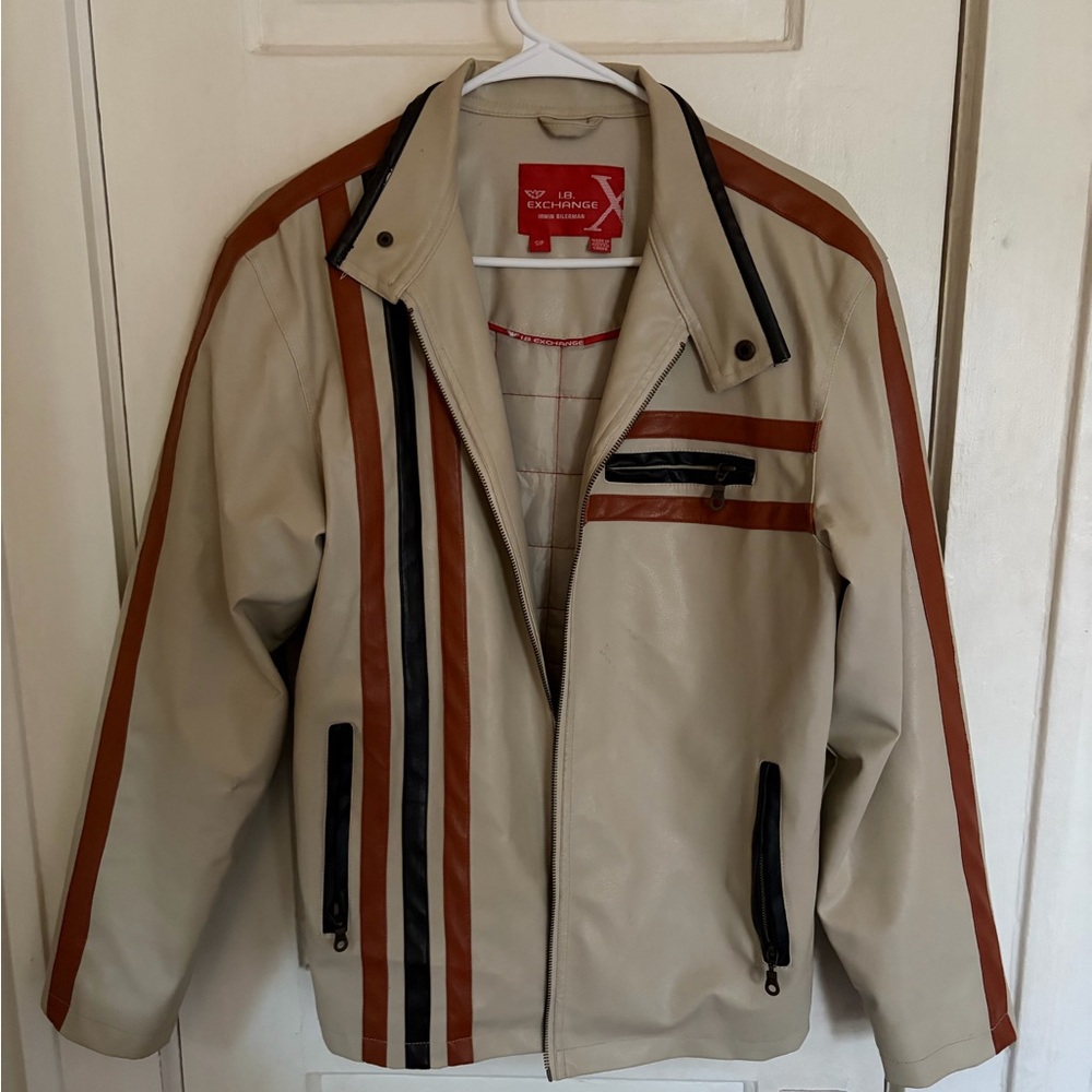 Men's Beige and Brown Performance Jacket